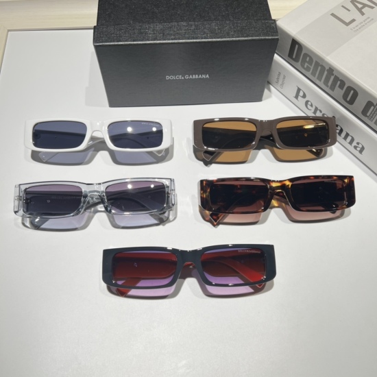 20240330 23 New brand: Dolce&Gabbana DG. Model: 8390. Men's and women's sunglasses, Polaroid lenses, fashionable, casual, simple, high-end, atmospheric, 5-color selection