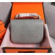 20240317 (Grey) Hermes French Origin (Crocodile Pattern) Batch: 540 constancy Constance Flight Attendant Bag ☣️ Crocodile Skin Pure Steel Plated Hardware Buckle, Authentic Leather Source, Super Good Touch Accessories, Precise Steel Laser Logo, Perfect Fli