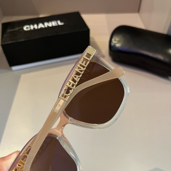 220240401 85CHANEL2024 Official Early Spring New Edition, Same Style as Many Stars [Color] Chanel ‼️‼ New large frame sunglasses and Polaroid ultra clear sunglasses