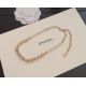 2023.07.23 ch * nel New Pearl Letter Necklace Consistent Z Brass Material