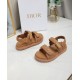 20240413 High end Electric Embroidery P260 DIOR 2021 Latest Sandals This hybrid sheepskin DiorAct sandal style is fashionable. Paired with an insole that fits the foot shape, it is made of exceptionally lightweight and comfortable leather. The shoe upper 