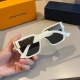 220240401 95LV Louis Vuitton sunglasses, embellished face shaped sunshades, high-end, lightweight, gender neutral