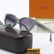 20240330 24 New Brand: LV. Model: 3770. Men's and women's sunglasses, Polaroid lenses, fashionable, casual, simple, high-end, atmospheric, 4-color selection, 205825