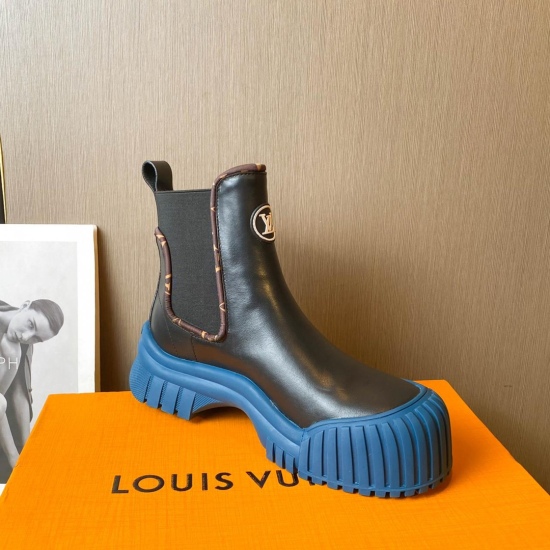 20230923 factory price P300 Louis Vuitton 2022 runway new high-end customization 1:1 replica of various celebrity internet celebrities runway models, century old classic upper foot comfort paired with Louis Vuitton logo embossed leather labels and wear-re