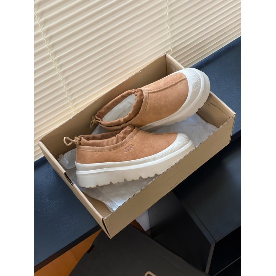2023.12.19 Chestnut 35-44 Men's Style ➕ 10. Wang Yibo Same Style Tasman 1144096 ‼️ UGG Tasman Weather Hybrid can be worn in one second for both men and women