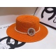2023.07.22 Chanel Pearl brooch flat top hat