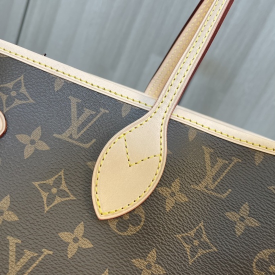 20231125 Internal Price P500 Top Original Order [Exclusive Background] M41177 Old Flower - Dahong [Taiwan Goods] All Steel Hardware ✅ Classic shopping bag 31cm LV Louis Vuitton's new Neverfull reinterprets the classic handbag and explores the exquisite de