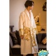 On December 22, 2024, spot goods are selling well ‼️‼ Versace pure cotton white bathrobe material: imported Egyptian cotton yarn cut velvet jacquard