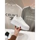 2024.01.05 High version factory thick soled 310 Celine * Celine~24ss new arrival CT-06 Siline Spring/Summer new thick soled couple sports casual small white shoes can be entered with your eyes closed, comfortable, versatile, casual and fashionable. The co