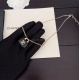 2023.07.23 Latest Black Bag Necklace Consistent Z Brass Material