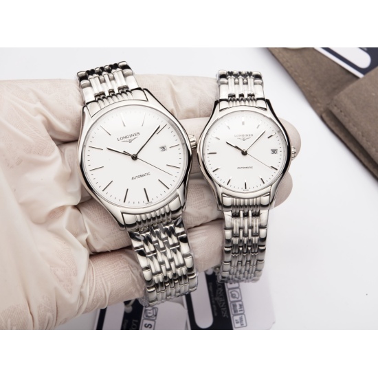 20240408 White steel: 480 gold ➕ 20. (Optional original hollow block) ➕ 20. [Romantic Qin Huai Creating Happiness] The all-new Longines family adds classic hot selling items - the Luya series Xitie Cheng mechanical wristwatch (couple watch) [Movement] Equ