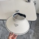 20240413 Special P60 with Dust Bag [PRADA Prada] 2024 Summer New Sequin Large Edge Sunshade Hat, Empty Top Hat, Light Luxury Style~