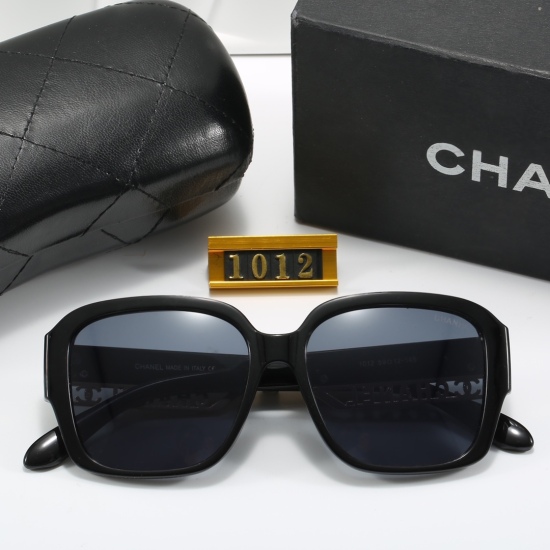 20240330 23 New brand: Chanel Chanel. Model: 1012. Men's and women's sunglasses, Polaroid lenses, fashionable, casual, simple, high-end, atmospheric 4-color