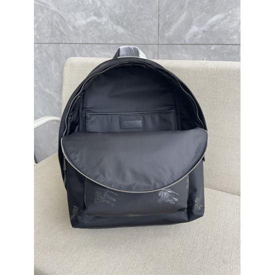 2024.03.09 P1230B Home Latest BUR! Original factory order! A backpack that can be used by both men and women! Overseas orders being produced by the OEM factory! 100% Italian imported waterproof nylon fabric paired with cowhide! ⚠️ Classic drop glue emboss