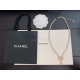 2023.07.23 ch * nel's latest pink crystal necklace is made of consistent Z brass material