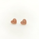 20240413 P55 【 ch * nel Latest Mini Pink Heart Earrings 】 Consistently made of ZP brass material