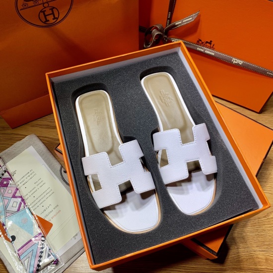 2023.07.16 HERMES Hermès, palm pattern series H mop, the upper foot looks very high! The original shoes are made in a 1:1 ratio, with a top-notch version that is very comfortable and elegant to wear. The perfect combination of luxury and luxury items that