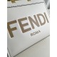 2024/03/07 Batch 1010 Fendi Medium Sunshine Shopping Leather Handbag More Details Sunshine Medium Brown Leather Handbag, decorated with hot stamping FENDI ROMA lettering and hard tortoiseshell effect organic glass handle. Equipped with spacious lined inte