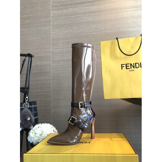 2023.11.19 FENDI FFrame series boots with matching leather outsole ‼️ Flat Heel Smooth Short Boots 350 Flat Heel Smooth Long Boots 410 High Heel Smooth Short Boots 420 High Heel Smooth Long Boots 460ps: requires a belt+30 top quality, the original product
