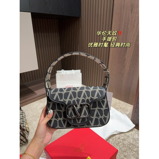 2023.11.10 P195 box matching ⚠️ Size 22.12 Valentino Valentino handbag with impressive capacity, full of femininity, elegance and fashion coexisting