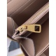 20230908 Louis Vuitton] Top of the line original exclusive background M60571 Apricot single pull size: 19.5X10 Classic wallet brand new upgrade! Add four credit card slots and a colorful lining, cut from leather, for a more versatile wallet.