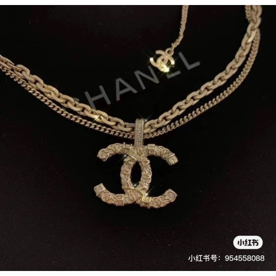 20240411 BAOPINZHIXIAOCHANEL 21ss Necklace is really difficult to find at a glance. Authentic products come at a high price. Grandma Xiang, this time it's a hit with the number C3055 ￥ 35