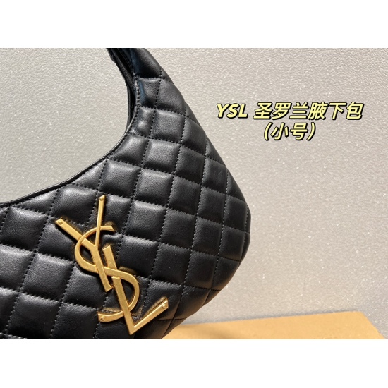 P190 box on October 18, 2023 ⚠️ Size 29.17 Saint Laurent's underarm bag has an open and hanging appearance, giving a lightweight and versatile body that exudes a sense of sophistication