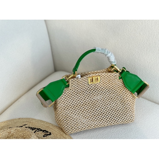 2023.10.26 255 box size: 24 * 17cmF home vintage woven bag [fendi] This style is a vintage style, all hand woven!