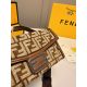2023.10.26 P205 (Folding Box) size: 2111FENDI New Autumn and Winter Old Flower Box Bag with High Appearance and Ultra Practical Value, Double F Lock Buckle Advanced: Texture! Large space, compact and exquisite, with a crossbody and one shoulder carrying c
