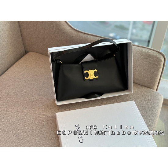On October 30, 2023, the 215 box size: 31 * 15cm is finally ready to start! CelinCOPORNI Arc de Triomphe Hobo Underarm Wrap Chain Bag Wonderful Can't Be Developed ✔️
