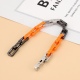 2023.07.11  Bamboo Link Bracelet Material: Steel Virgil Abloh, a patchwork idea first introduced in the 2019 Autumn/Winter series, continues this Monogram Chain bracelet. Mix materials to create modern chain links, which are also present in the same neckl