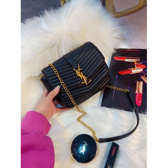 2023.10.18 p185 YsL/Saint Laurent ♥ The SUSPICE counter is synchronized with the Hong Kong counter 24000, and the purchase of genuine products perfectly reproduces 100% imported pure cowhide, from leather materials to hardware to rivets, achieving zero er
