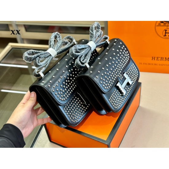 2023.10.29 210 215 with foldable box size: 18 * 14cm 23 * 16cm Hermes flight attendant bag, Kangkang bag, original handmade, ⚠️⚠️ Epsom Willow Nail Original Logo Complete