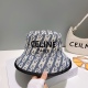 2023.07.22 CELINE Sailin's new high version simple embroidery Bucket hat is in Japanese and Korean style, which is extremely beautiful with any combination! A must-have for traveling