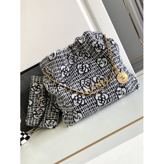 P1000 Chanel 23K ⭐ : ⭐ : ⭐ Hot Spring and Summer 22 Bag Shopping Bag This Season's Most Popular and Worth Buying Velvet Series, Named 22 Bag, Xiaoxiang Anything Named with Numbers Must Be Popular ♨ It will definitely become a classic, super fashionable an