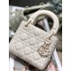 20231126 830 [Dior Dior] The classic and popular Lady Dior matte leather Daifei bag is an imported rattan plaid matte calf leather flip style handbag. The matte leather is much more durable than sheepskin, and along with the hardware chain, the handle is 