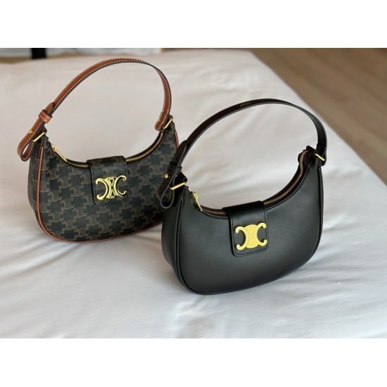 2023.09.03 185 box new product size: 24 * 20cm Celine ava new underarm bag Celine ava new good back and hand lift Ava, it will have a great aura Oh 100, its appearance rate will be very high, and the high-end feeling is super strong! A good-looking bag is
