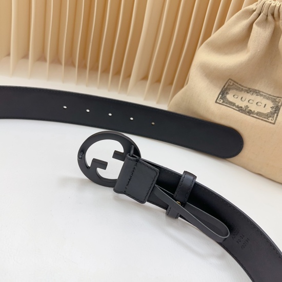 4.0cm Gucci official website new model, double-sided original calf leather, buckle width 4.0cm... length 75.80.85.90.95.100.105.110 euros, hardware buckle original mold customization