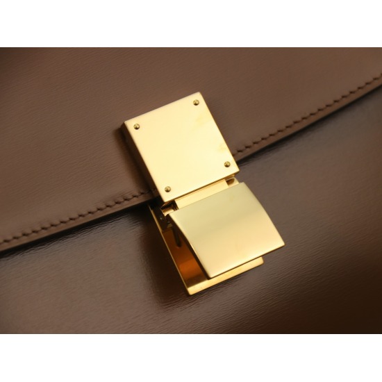 20240315 P1430 [Premium Quality All Steel Hardware] # CELINE Classic Box # uses brand new imported cowhide paired with lamb leather lining. The hardware is made of refined steel material, which can better complement each other and reflect a sense of time.