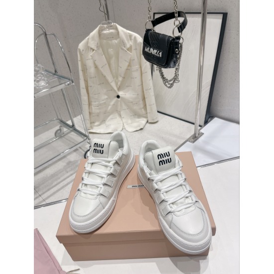 20240403 280 Miao Miao Miao 2023 New Popular Dirty Shoes Little White Shoes This year's main promotion is retro, vintage, fashionable, minimalist, and high-end. Easy to match and comfortable to wear, must be included in the annual collection! Original cow