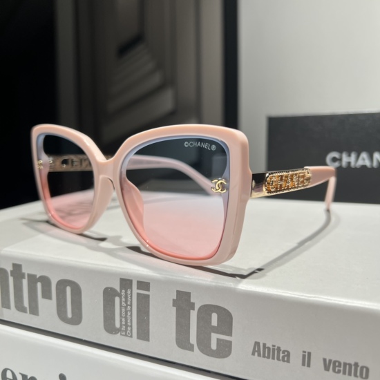20240330 23 New brand: Chanel Chanel. Model: 1772. Men's and women's optical glasses, Polaroid lenses, fashionable, casual, simple, high-end, atmospheric, 5-color selection
