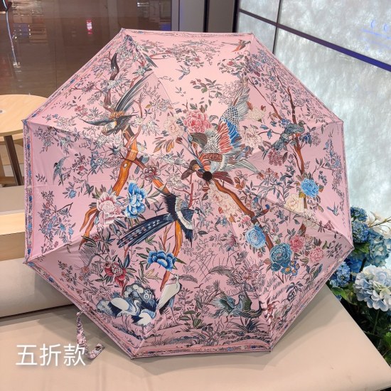 20240402 Special Approval 65 DIOR (Dior) 50 fold Hand Open Folding Umbrella, Ultra Light Pocket, Only 18cm, Hot Selling Style, Fashionable Index, Burst Table, Whether Used in Sunny or Rainy Days, It is Very Beneficial for Original Generation Factory Level