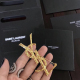 20240411 BAOPINZHIXIAO Saint Laurent ysl Bamboo Bracelet Classic New Gold Brass Material ❗ Real details presented on the official website homepage, new and grand shipment, original Asian gold brass material, complete counter, one-to-one creation, Made in 