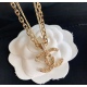 20240411 BAOPINZHIXIAOC Home CC Double layered Letter Necklace Same Material 30