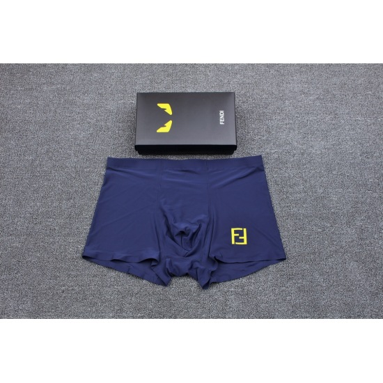 2024.01.22 FENDI Classic Boutique! Essential men's underwear is made of seamless pressure glue technology with seamless seamless seamless stitching. It is made of high-grade goat milk silk material, which is lightweight, breathable, smooth, and has no bin
