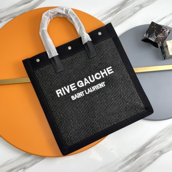 twenty million two hundred and thirty-one thousand one hundred and twenty-eight ⛱  Summer limited edition woven version 650 [vertical version]_ River Gauche Tote Bag, Left Bank Shopping Bag: From custom woven materials to logo embroidery, I demand perfect