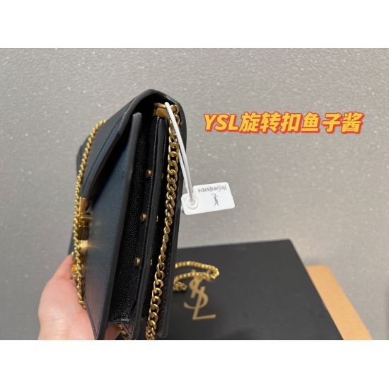 2023.10.18 Caviar Pattern P255 Folding Box ⚠️ The size 22.16 Saint Laurent Mailman Bag is super beautiful with a rotating buckle and a stunning upper body! A super fragrant one must be included!