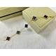 20240411 BAOPINZHIXIAOVCA Vanke Yabao Five Flower Lapis lazuli Stone Bracelet White Gold Rose Gold Gold Gold Gold 40