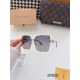 20240330 Brand: LV (with or without logo light plate) Model: 6120 Description: Women's sunglasses: high-definition nylon polarizing lenses Classic four leaf clover element retro style live broadcast style