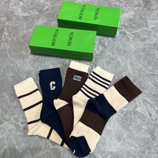 2024.01.22 BOTTEGA VENETA (BV) double needle pure cotton quality, comfortable and breathable to wear, versatile, high-end gift box, recommended for personal use!